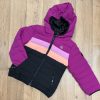 Manteau puffer mi-saison mauve, rose, corail, noir grandeurs 4, 5 et 6 ans - Nano